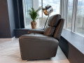 Кресло Маркезано с реклайнером, натуральная кожа купить в СПб